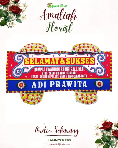Karangan Bunga Ucapan Selamat rancapinang